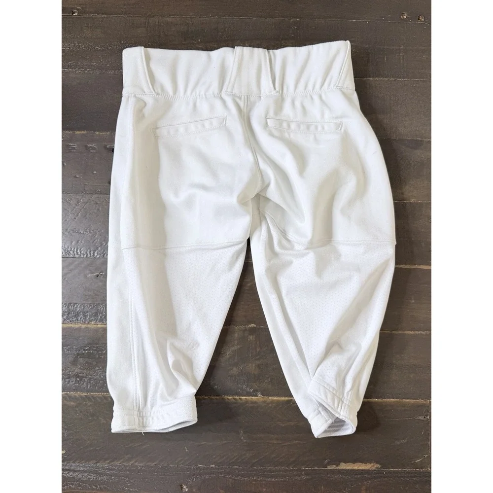 Nike Vapor Select High Baseball Pants Youth XS White BQ6442-100 Team Swoosh